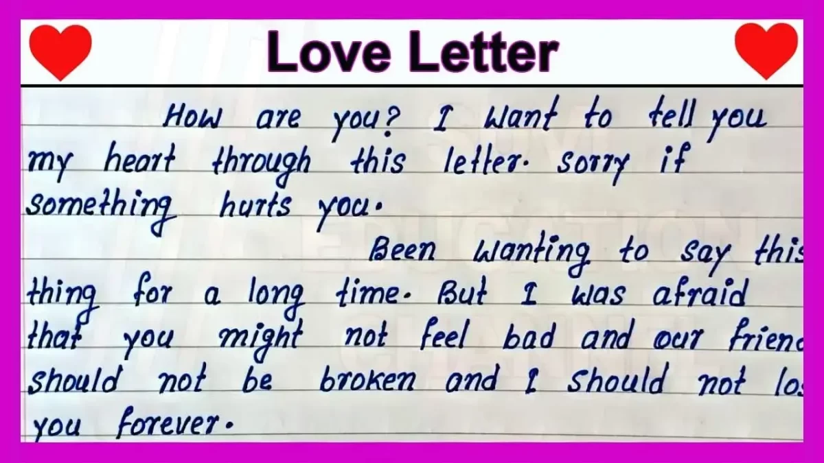 heartfelt love letter