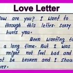 heartfelt love letter