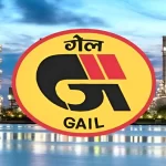 GAIL India Limited logo with an oil refinery in the background use for gail share price target on website nifty50shareprice.com