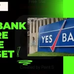 Yes Bank logo with text overlay "YES BANK SHARE PRICE TARGET!" and "Nifty 50 SHARE PRICE