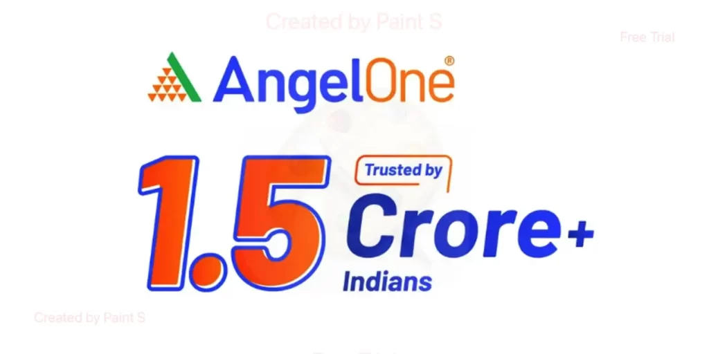 An image of angel broking showing 1.5 crore happiest indians